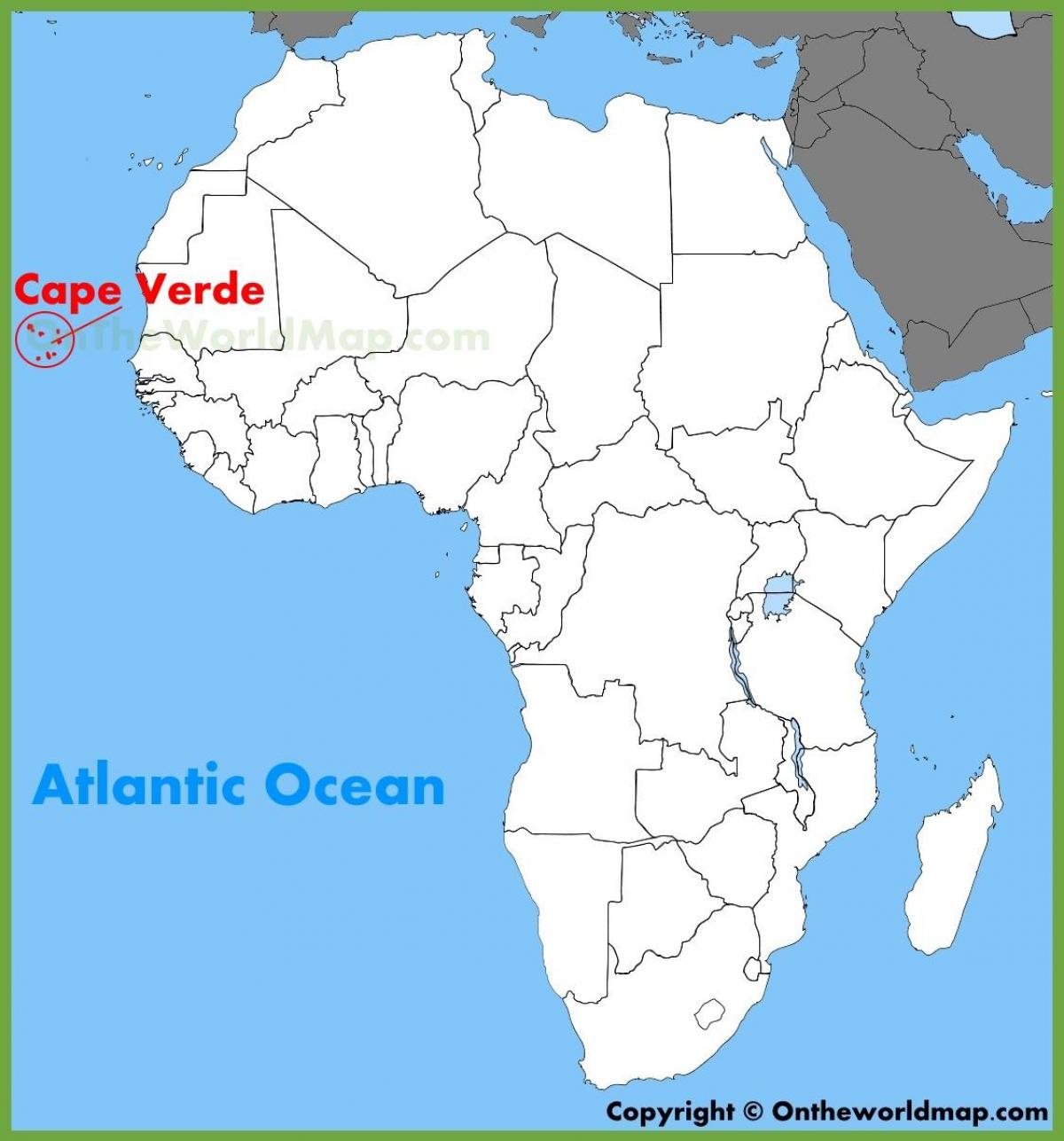 साल Cabo Verde का नक्शा